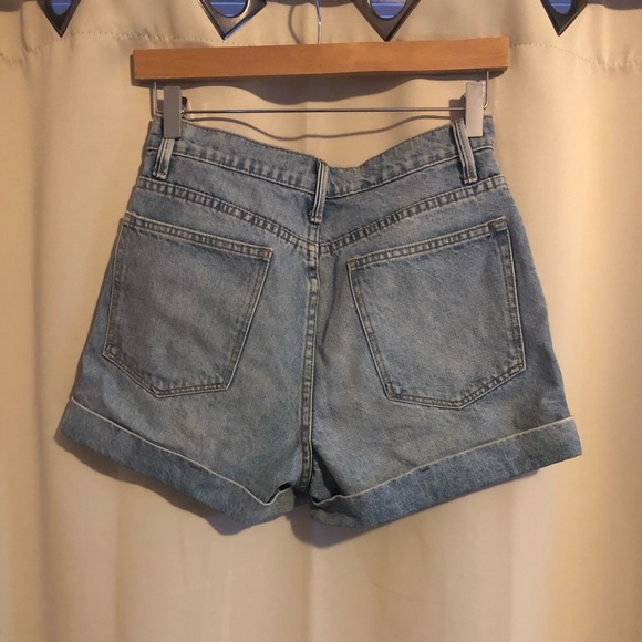 Non Stretch Super High Rise Shorts - Picture 3 of 3